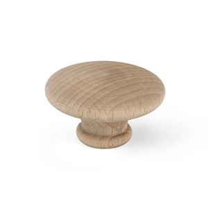 Pomo Redondo Madera 44mm NES405